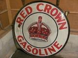 Red Crown Gasoline sign