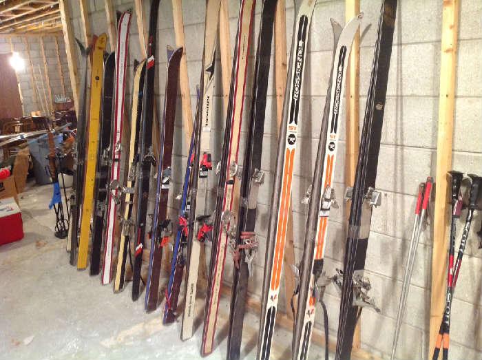 Snow skis in many sizes, snow pants and coats are available, as well