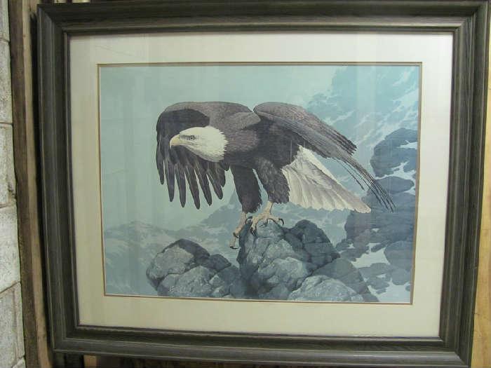 "Eagle" - embossed / Guy Coheleach