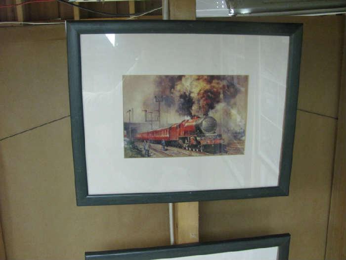 locomotive artwork