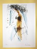 PABLO PICASSO,Lithograph 17/50 signed (hand). Aproximate 11.2 in. x 7.9 in (28.5cm x 20.08 cm).