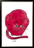 "Red Sam" by Andy Warhol, c. 1954, Framed Giclee Print. Approximate 28x40 in.
