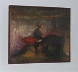 Super Cool Impressionist Painting of a Bullfight