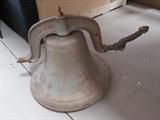 Cast iron farm bell "made in USA" !!