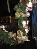 several designer garlands and wreaths