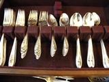 Sculptured Rose by Towle Sterling Flatware for 12
