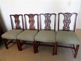 9 Antique Carved Chairs-3 with arms