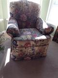 Quality Floral Upholstered Chair