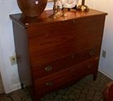 American cherry lift top chest, c. 1860-1870