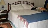 King size bed with newer mattresses