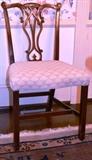 Set of 4 Chippendale style chairs