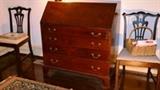 Walnut Virginia slant top desk