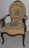Needlepoint French chair