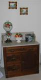 Marble top Commode/wash stand
Walnut