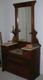 Walnut Dressing table w/ marble top