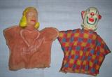 Mary Hartline & Clownie hand puppets