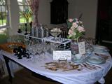 153 pc set of brass tableware- 12place settings of 11 pieces each plus serving pieces