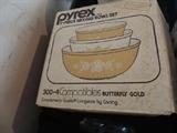 Vintage Pyrex 3 Pc. Bowls in original Box