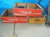 Coca Cola Wood Boxes