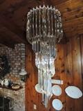 Contemporary Crystal Chandelier