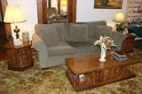 Couch, Coffee Table, End Table with Storage