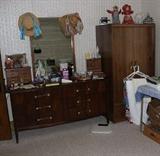 Mirrored 1960's Dresser, Wardrobe