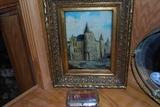 Beautiful Belgian or French Chateau painting