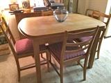 Danish Modern table and chairs