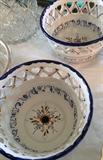 Italian reticulated bowls
