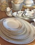 84 piece set of German dinnerware