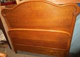 vintage headboard and footboard