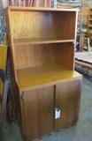handmade mid-century modern solid teak hutch
