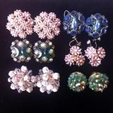 vintage clip-on earrings
