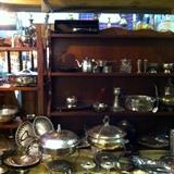 silver plate serving pieces