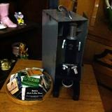 vintage matchbooks and Texas microscope