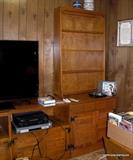 Part of the Ethan Allen Maple set/large Samsung Flatscreen