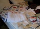 Couple of Quilts and odd linen