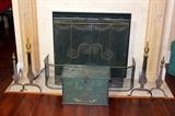 Fireplace Screen, Fender, Andirons
