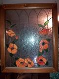 Framed Stained Glass   $50