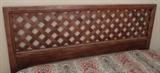 Henredon Full size/Queen Size Headboard and bed frame. 