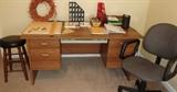 Desk, Chair