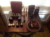 Collection of Binoculars, Vintage Pipes, & More Vintage Camera 
