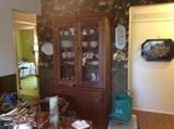 Lovely Antique Hutch, Fine Porcelain 