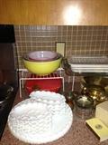 Pyrex and Milk Glass
