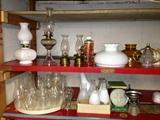 Vintage Oil Lanterns, Lantern Shades