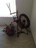 Vintage Spinning Wheel