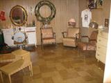 Complete vintage hairstyling studio equipment