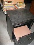 chair and desk fit together like a filing cabinet