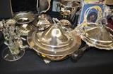 Lots of grand silver plate