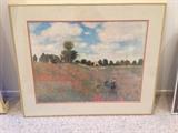 Lot #45
Framed Claude monet poster 30" x 25"
